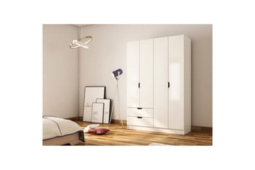 Omrin Garderobe 120x180 cm - Matt Hvit - Oppbevaring - Garderober & garderobesystem