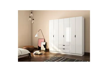 Omrin Garderobe 180x180 cm - Matt Hvit - Oppbevaring - Garderober & garderobesystem