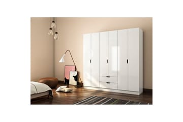 Omrin Garderobe 180x180 cm - Matt Hvit - Oppbevaring - Garderober & garderobesystem