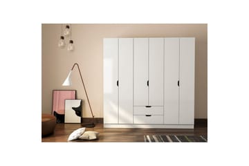 Omrin Garderobe 180x180 cm - Matt Hvit - Oppbevaring - Garderober & garderobesystem