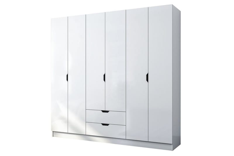 Omrin Garderobe 180x180 cm - Matt Hvit - Oppbevaring - Garderober & garderobesystem