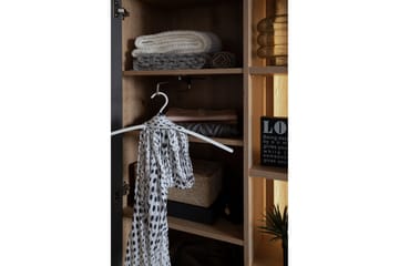 Oppbevaringsskap Morrols 37x76 cm - Grå/Natur - Oppbevaring - Garderober & garderobesystem