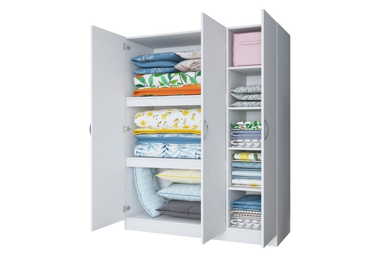 Ostin Garderobe 55x145 cm - Hvit - Oppbevaring - Garderober & garderobesystem