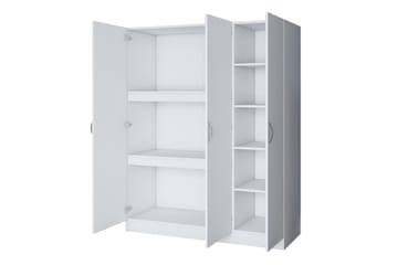 Ostin Garderobe 55x145 cm - Hvit - Oppbevaring - Garderober & garderobesystem