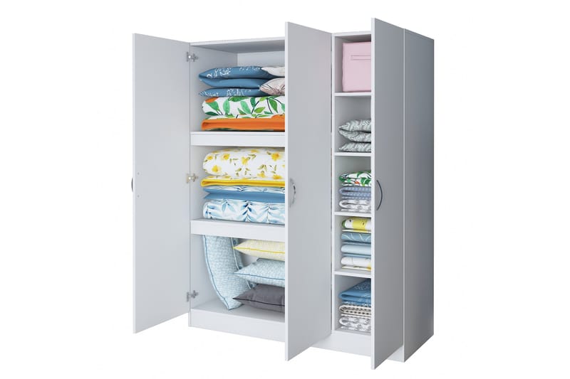Ostin Garderobe 55x145 cm - Hvit - Oppbevaring - Garderober & garderobesystem
