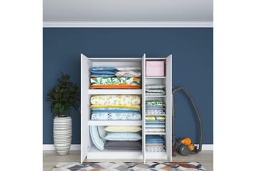 Ostin Garderobe 55x145 cm - Hvit - Oppbevaring - Garderober & garderobesystem