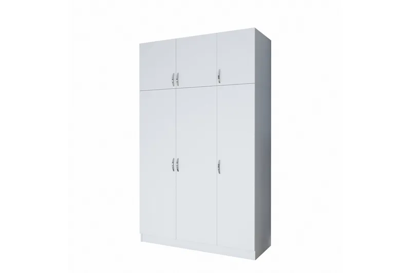 Ostin Garderobe 6 Skap 55x145 cm - Hvit - Oppbevaring - Garderober & garderobesystem