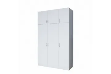 Ostin Garderobe 6 Skap 55x145 cm - Hvit - Oppbevaring - Garderober & garderobesystem