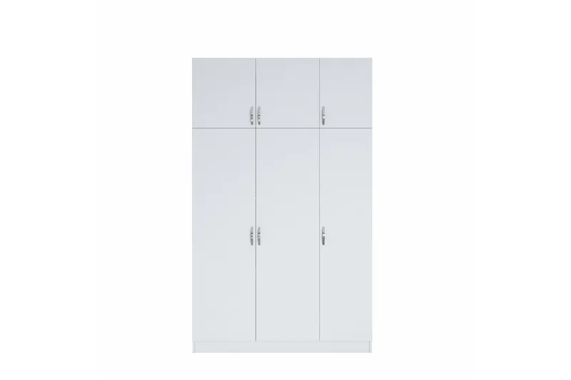 Ostin Garderobe 6 Skap 55x145 cm - Hvit - Oppbevaring - Garderober & garderobesystem