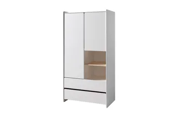 Penniman Garderobe 2 Dører - Hvit - Oppbevaring - Garderober & garderobesystem