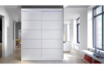 Pickering Garderobe 150x200 cm - Hvit - Oppbevaring - Garderober & garderobesystem