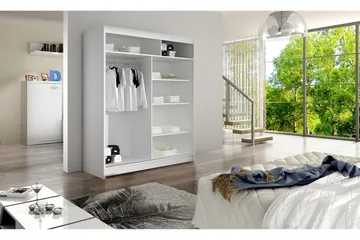 Pickering Garderobe 150x200 cm - Svart - Oppbevaring - Garderober & garderobesystem