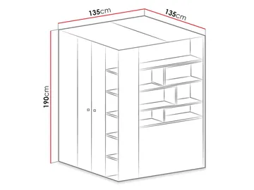 Planeta Garderobeskap - Oppbevaring - Garderober & garderobesystem - Garderobeskap