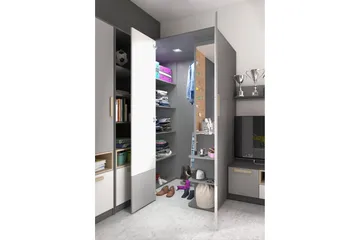 Pok Garderobe 130x93x193 cm - Oppbevaring - Garderober & garderobesystem