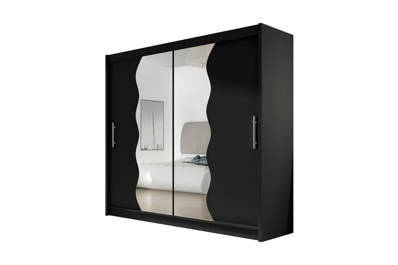 Prag Garderob 180x57x215 cm Scandinavian Choice Black - Oppbevaring - Garderober & garderobesystem