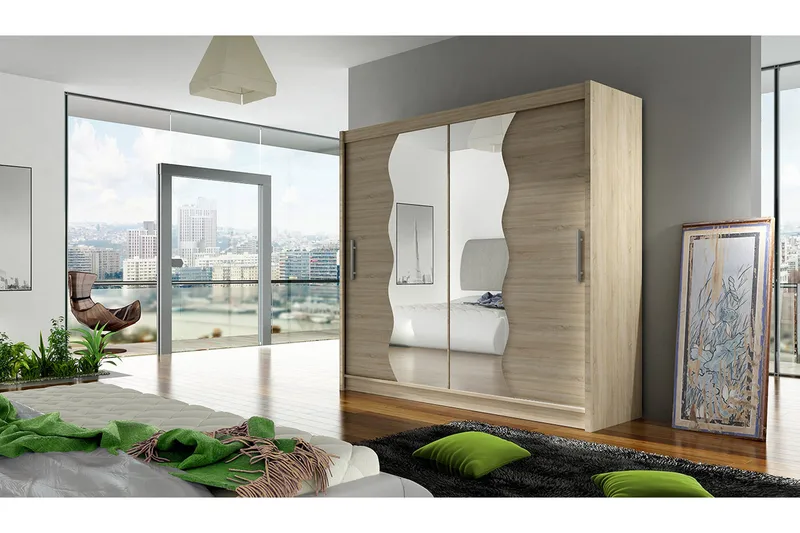 Prag Garderob 180x57x215 cm Scandinavian Choice Wood - Oppbevaring - Garderober & garderobesystem