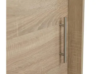 Prag Garderobeskap 180x215 cm i Tre - Svart - Oppbevaring - Garderober & garderobesystem