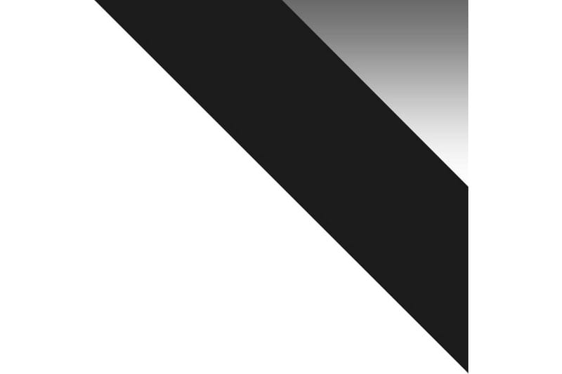 Presto Garderobe 58x150 cm LED-belysning - Hvit/Svart - Oppbevaring - Garderober & garderobesystem