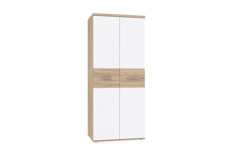 Priesmeyer Garderobe 80x189 cm - Brun/Hvit - Oppbevaring - Garderober & garderobesystem