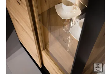 Quant Garderobe 41x60 cm - Eik/Svart - Oppbevaring - Garderober & garderobesystem