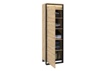 Quant Garderobe 41x60 cm - Eik/Svart - Oppbevaring - Garderober & garderobesystem