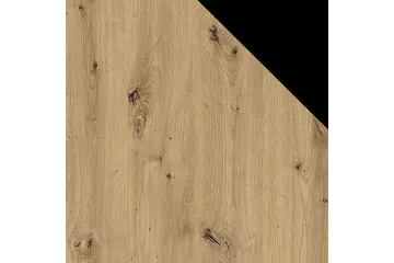 Quant Garderobe 50x95 cm - Eik/Svart - Oppbevaring - Garderober & garderobesystem