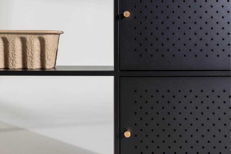 Salta Garderobe 100x75 cm - Svart - Oppbevaring - Oppbevaringsmøbler - Sideboard & skjenk