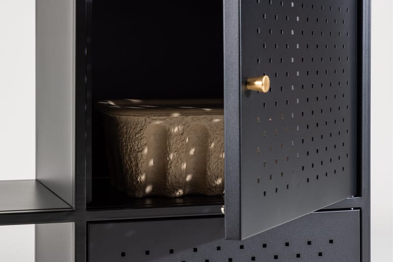 Salta Garderobe 100x75 cm - Svart - Oppbevaring - Oppbevaringsmøbler - Sideboard & skjenk