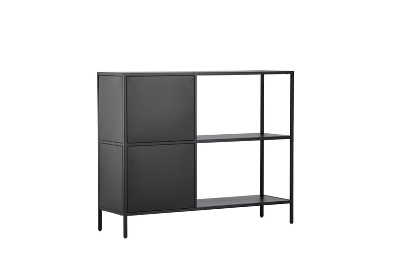 Salta Garderobe 100x75 cm - Svart - Oppbevaring - Oppbevaringsmøbler - Sideboard & skjenk
