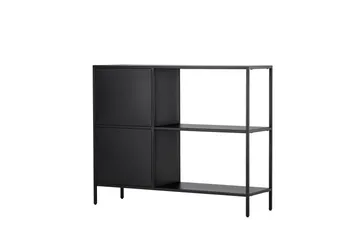 Salta Garderobe 100x75 cm - Svart - Oppbevaring - Oppbevaringsmøbler - Sideboard & skjenk