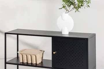 Salta Garderobe 100x75 cm - Svart - Oppbevaring - Oppbevaringsmøbler - Sideboard & skjenk