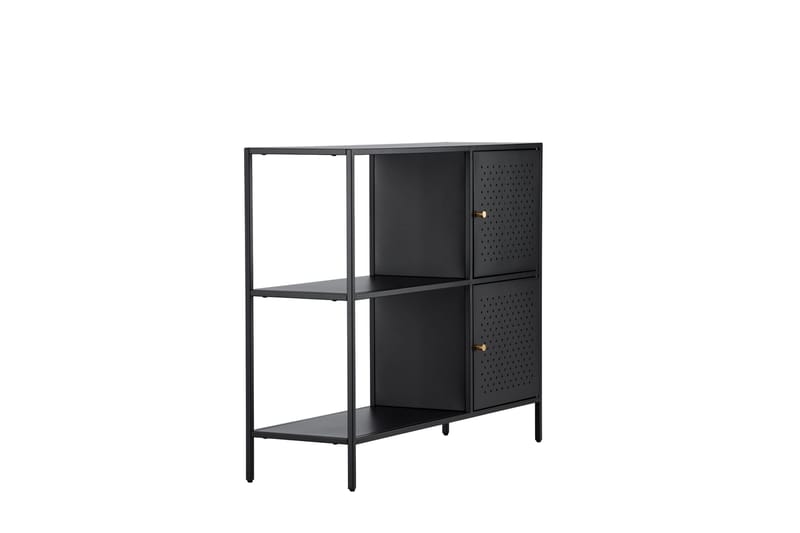 Salta Garderobe 100x75 cm - Svart - Oppbevaring - Oppbevaringsmøbler - Sideboard & skjenk