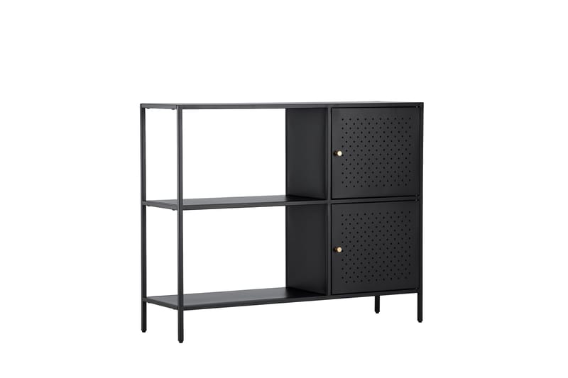 Salta Garderobe 100x75 cm - Svart - Oppbevaring - Oppbevaringsmøbler - Sideboard & skjenk