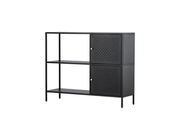Salta Garderobe 100x75 cm - Svart - Oppbevaring - Oppbevaringsmøbler - Sideboard & skjenk