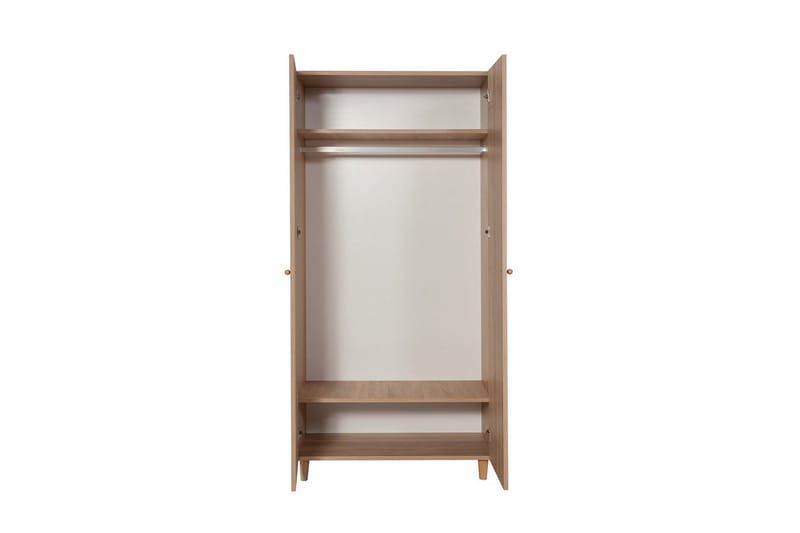 Selalesi Garderobe 90x192 cm - Natur - Oppbevaring - Garderober & garderobesystem