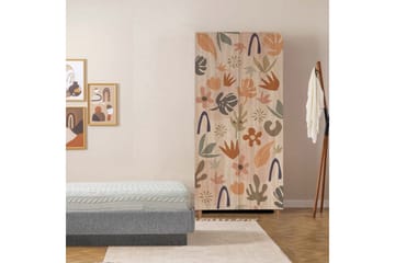 Selalesi Garderobe 90x192 cm - Natur - Oppbevaring - Garderober & garderobesystem