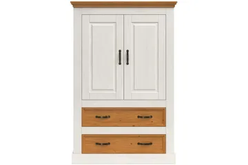 Selma Garderobe 86x131 cm - Hvit - Oppbevaring - Garderober & garderobesystem