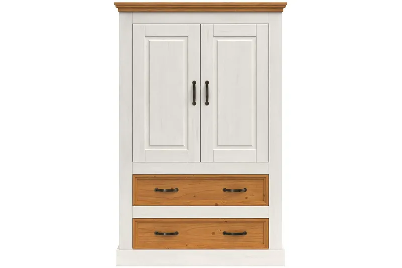 Selma Garderobe 86x131 cm - Hvit - Oppbevaring - Garderober & garderobesystem