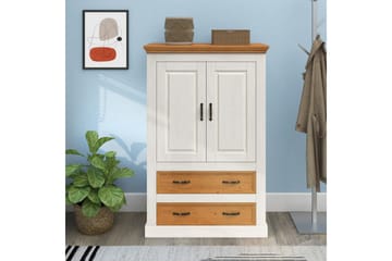 Selma Garderobe 86x131 cm - Hvit - Oppbevaring - Garderober & garderobesystem