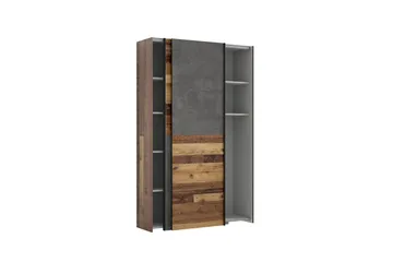 Shipts Garderobe 42x120 cm - Natur/Mørkegrå - Oppbevaring - Garderober & garderobesystem