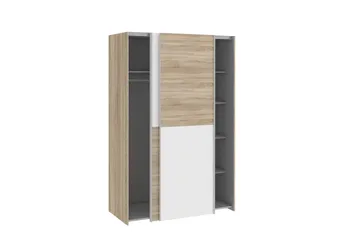 Shipts Garderobe 62x120 cm - Brun/Hvit - Oppbevaring - Garderober & garderobesystem