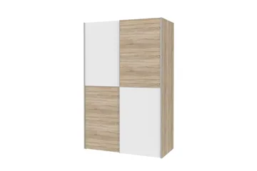 Shipts Garderobe 62x120 cm - Brun/Hvit - Oppbevaring - Garderober & garderobesystem