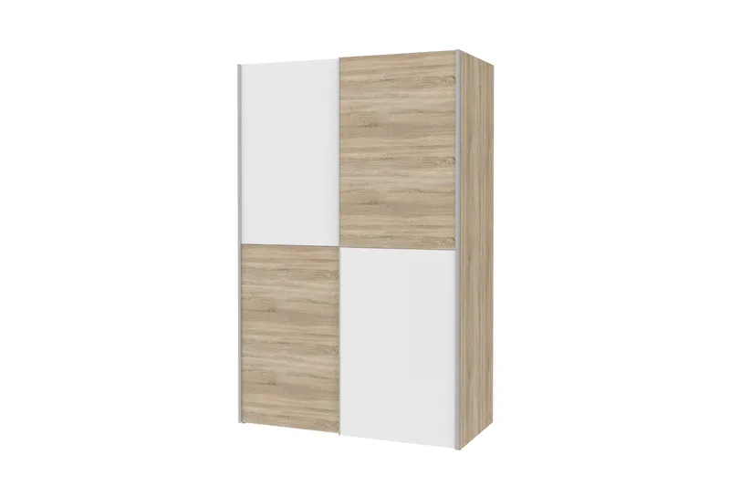 Shipts Garderobe 62x120 cm - Brun/Hvit - Oppbevaring - Garderober & garderobesystem