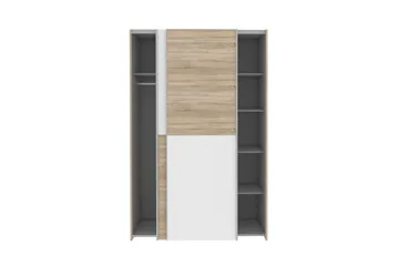 Shipts Garderobe 62x120 cm - Brun/Hvit - Oppbevaring - Garderober & garderobesystem