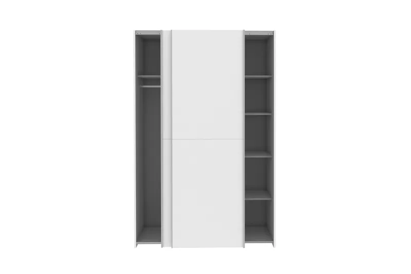 Shipts Garderobe 62x120 cm - Hvit - Oppbevaring - Garderober & garderobesystem