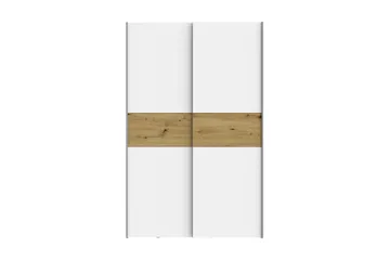 Shipts Garderobe 62x120 cm - Hvit/Brun - Oppbevaring - Garderober & garderobesystem