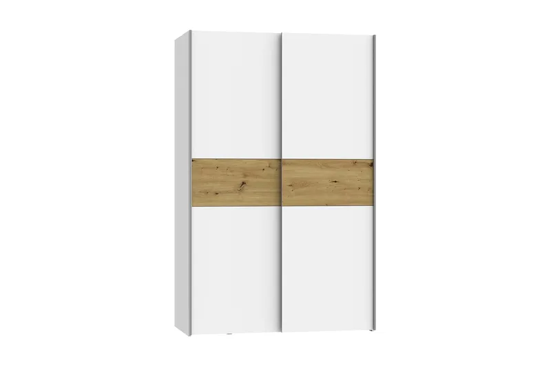 Shipts Garderobe 62x120 cm, Hvit/Brun