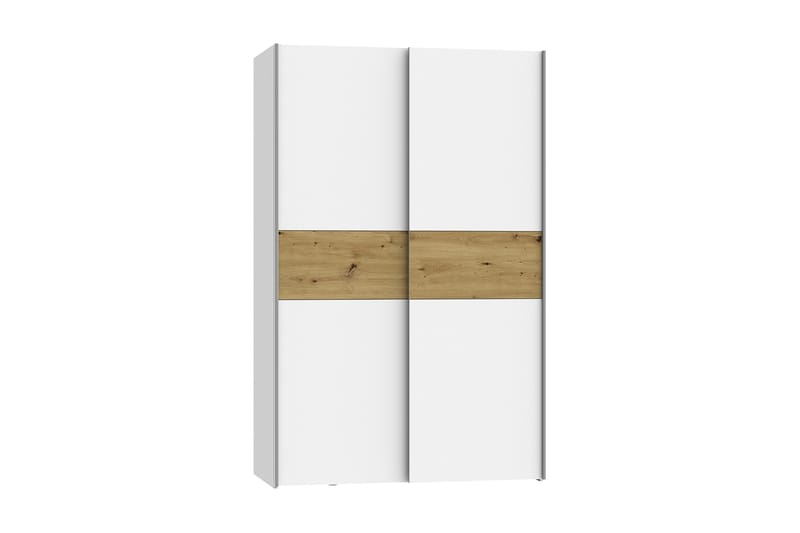 Shipts Garderobe 62x120 cm, Hvit/Brun