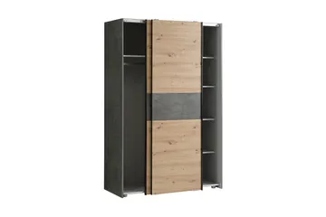 Shipts Garderobe 62x120 cm - Lys Natur/Grå - Oppbevaring - Garderober & garderobesystem