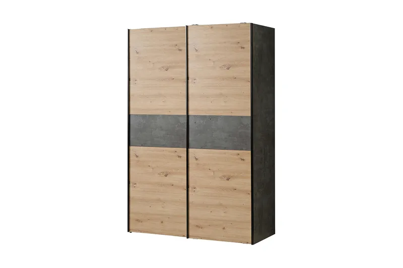 Shipts Garderobe 62x120 cm - Lys Natur/Grå - Oppbevaring - Garderober & garderobesystem